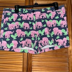 Simply Southern Elephant Print‎ Shorts Size  10